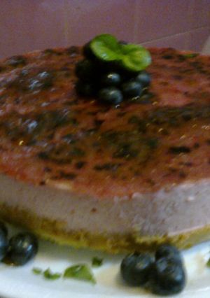 Una foto de Cheesecake de frutilla 