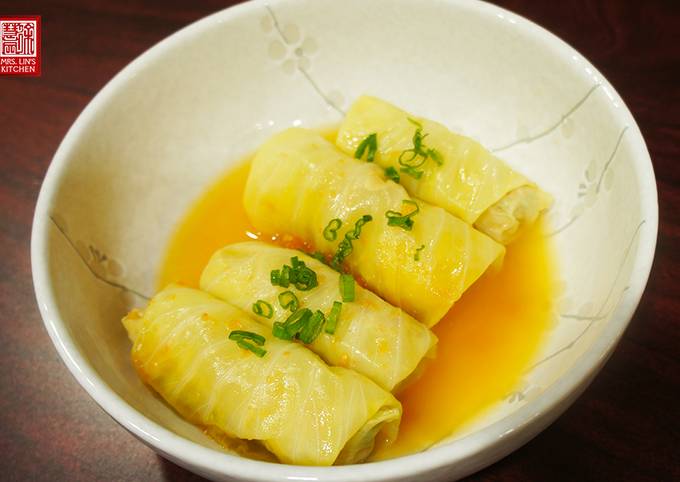 Steps to Make Super Quick Homemade Japanese Cabbage Rolls ロールキャベツ