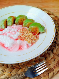 Foto resep Es Pisang Ijo khas Makassar