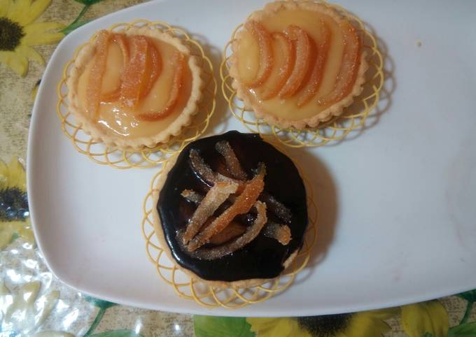 Mini tartes des oranges