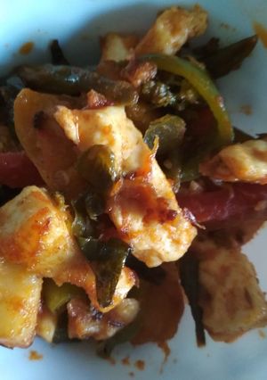 A picture of Paneer  tawa fry.