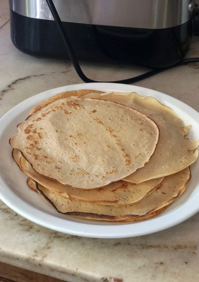 Una foto de Filhoas o Frilloas o Crepes o Panqueques franceses