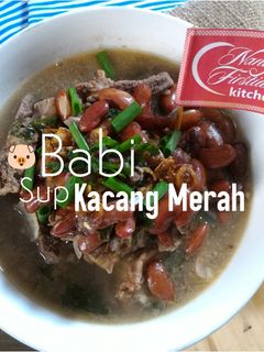 Foto resep Daging Babi - Sup Kacang Merah