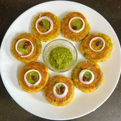 High protein moong daal paneer cutlet A picture of High protein moong daal paneer cutlet.
