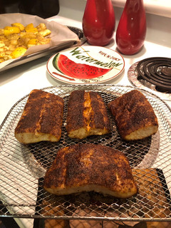 A picture of Blackened Mahi Mahi.