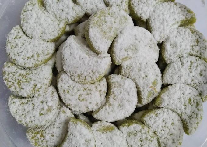 Resep Putri salju pandan yang Menggugah Selera