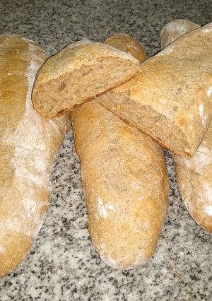 Una foto de Pan integral de alta hidratación
