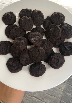 Una foto de Galletas de porotos negros