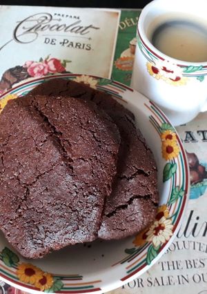 Una foto de Falsos polvorones de chocolate
