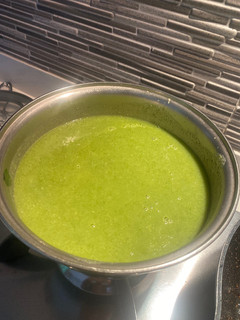 Una foto de Crema de brócoli & espinacas
