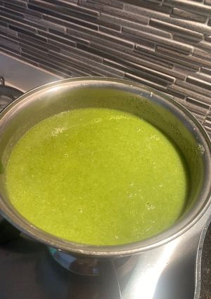 Una foto de Crema de brócoli & espinacas