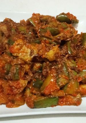 Foto resep Balado terong hijau