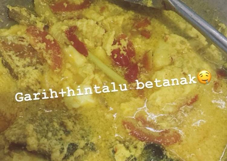 Resep Garih betanak (haruan/gabus &amp; hintalu/telur) khas banjar, Enak