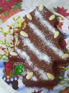 Φωτογραφία της συνταγής Κέικ -Βασιλόπιτα με εσπεριδοειδή και γλάσο σοκολάτας