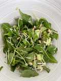 Quick broad bean salad