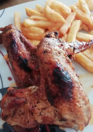 Sült csirkeszárny recept fotója