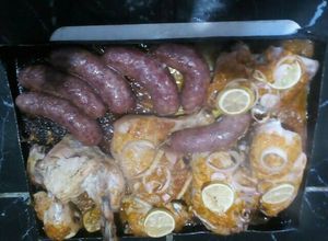 Una foto de Pollo a la salsa de mayonesa