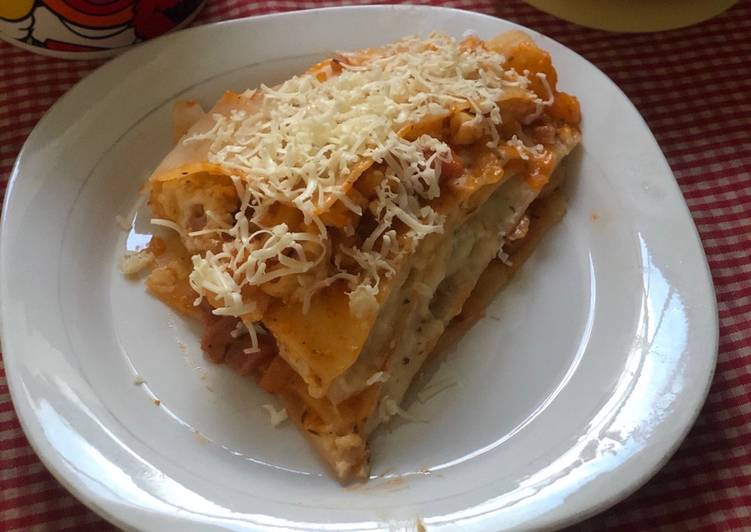 Lasagna kukus simple enaak