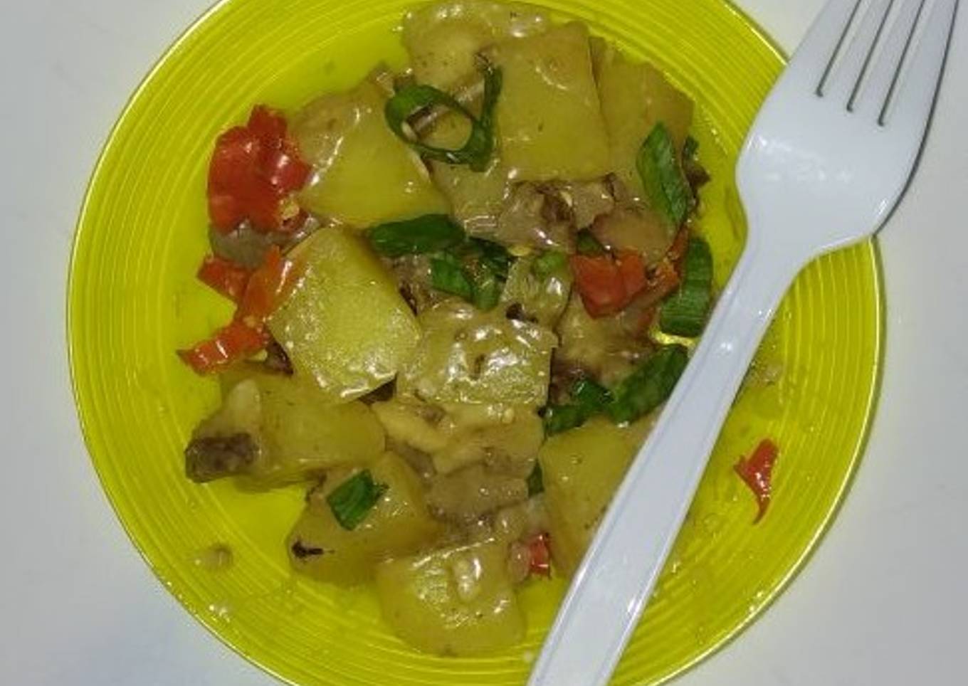 Kentang daging tumis india #festivalResepAsia