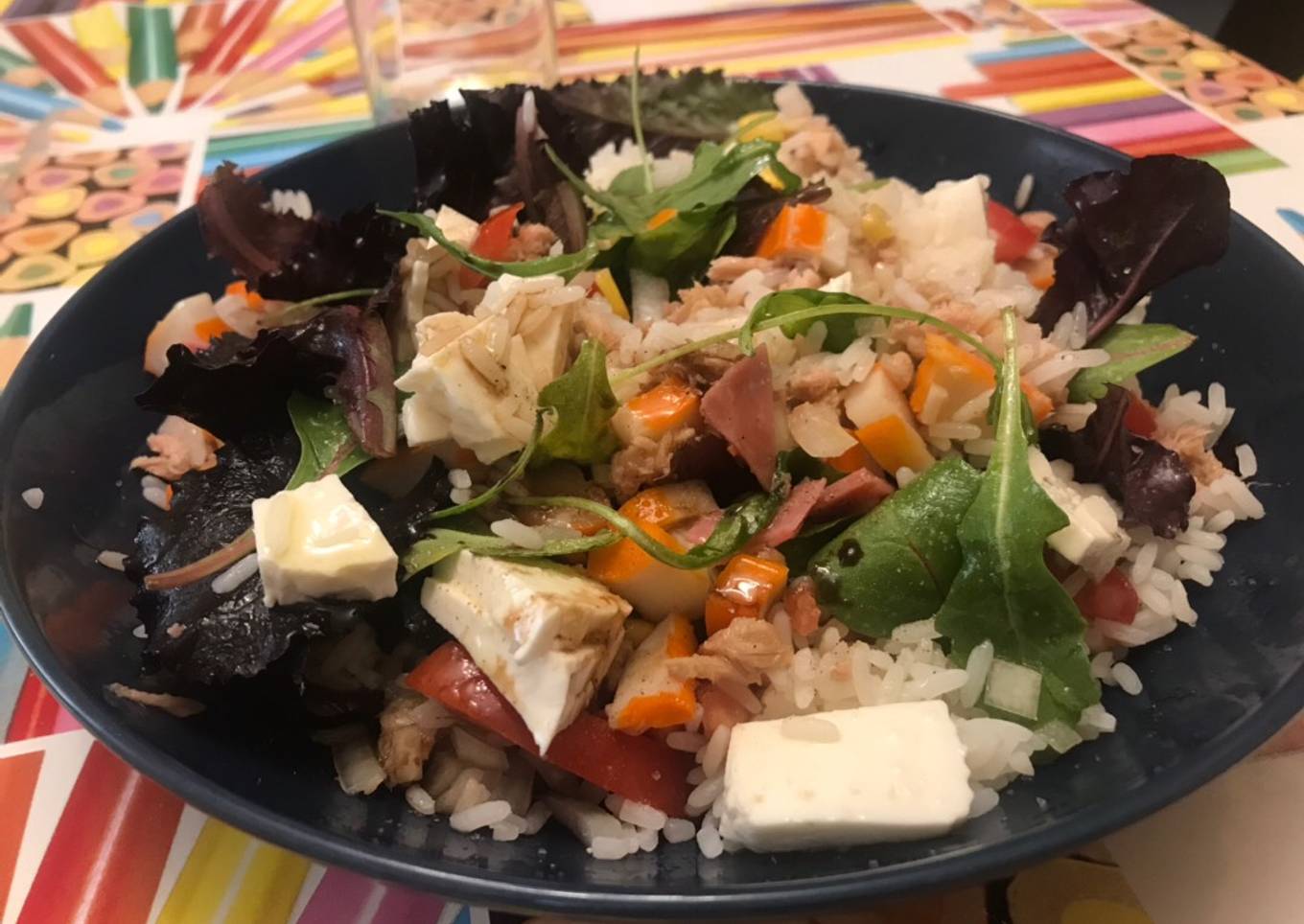 Ensalada capricho Dunaez fit