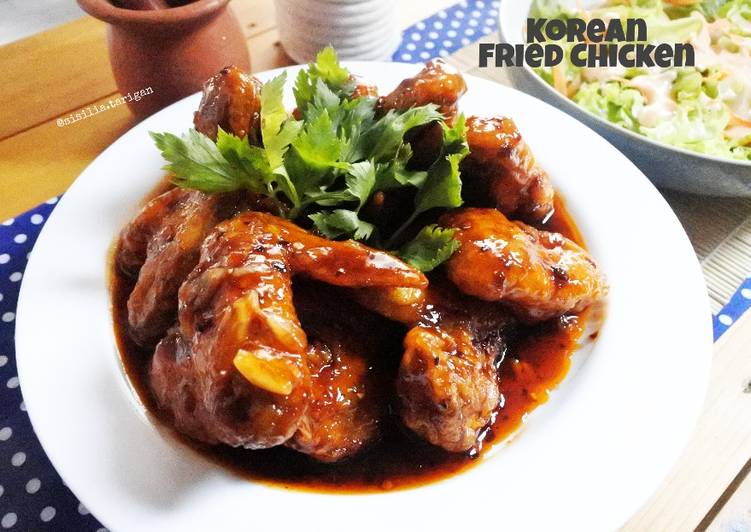 Resep masakan Korean fried chicken | Bahan Membuat Korean fried chicken Yang Enak Dan Mudah