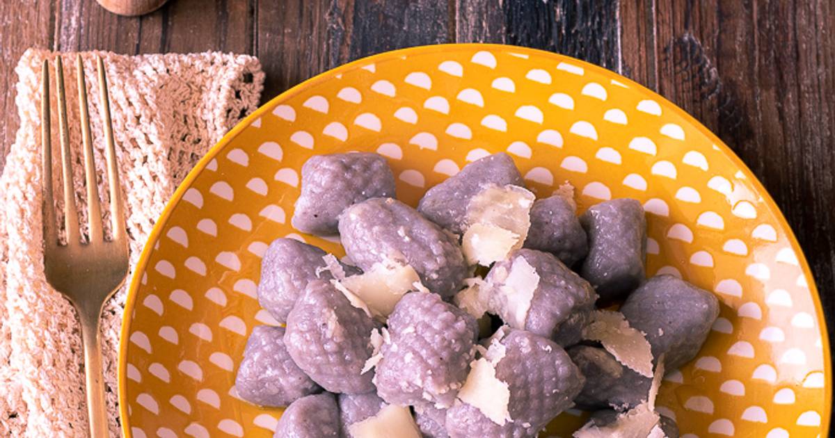 Gnocchi di patate viola  senza glutine - Cucina Naturale