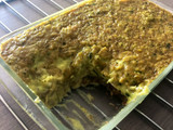 Pastel de choclo con albahaca