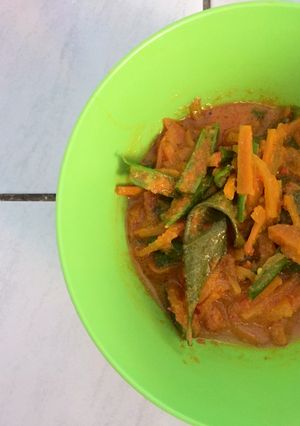 Foto resep Buncis dan wortel bumbu kuning