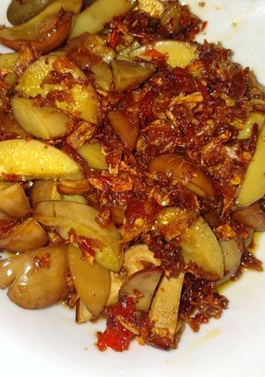 Foto resep Jengkol goreng asin khas betawai