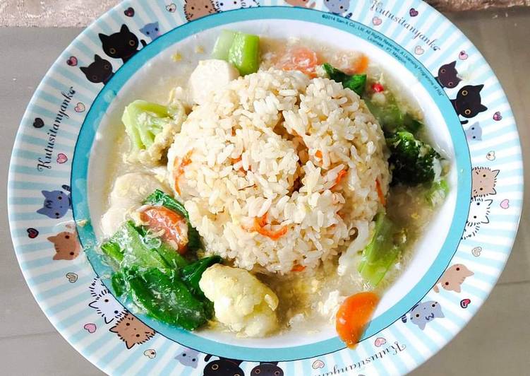 Resep Nasi Siram Capcay yang Lezat Sekali