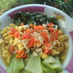 A picture of Pakcoy Telur (Tumis).