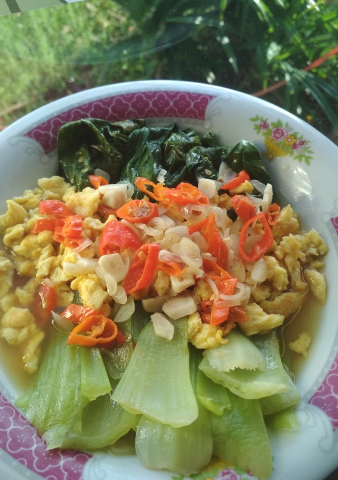 Foto resep Pakcoy Telur (Tumis)