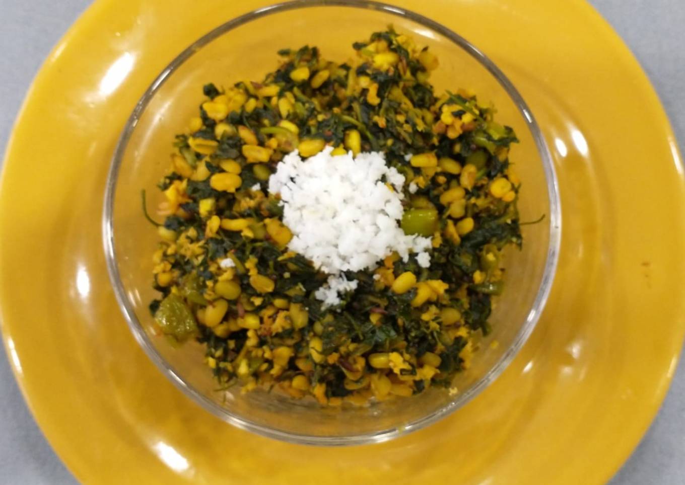Methi Moong dal (Fenugreek with lentil) Veg