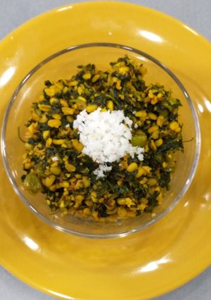 A picture of Methi Moong dal (Fenugreek with lentil) Veg.