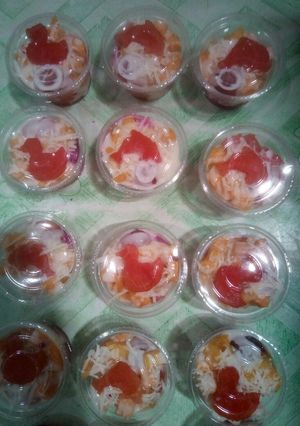 Foto resep Salad buah mini karakter