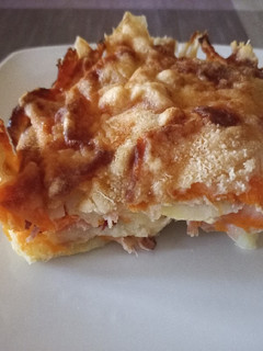 Foto di Sformato di zucca e patate con speck e scamorza