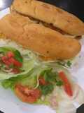 Long foot sandwich /tasty and mouth watering