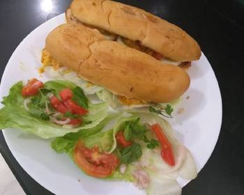 Easy Serving Recipe Long foot sandwich tasty and mouth watering Delicious Steady