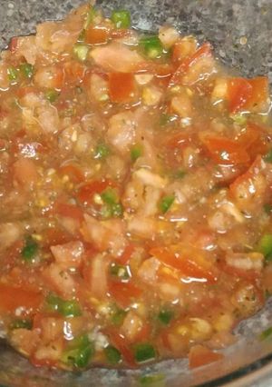 A picture of Tomato Jalapeno Topping.