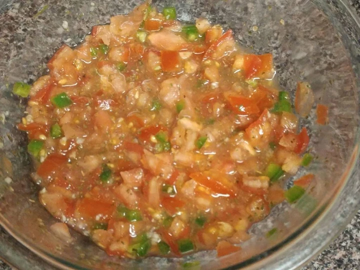 Recipe Tomato Jalapeno Topping which Delicious