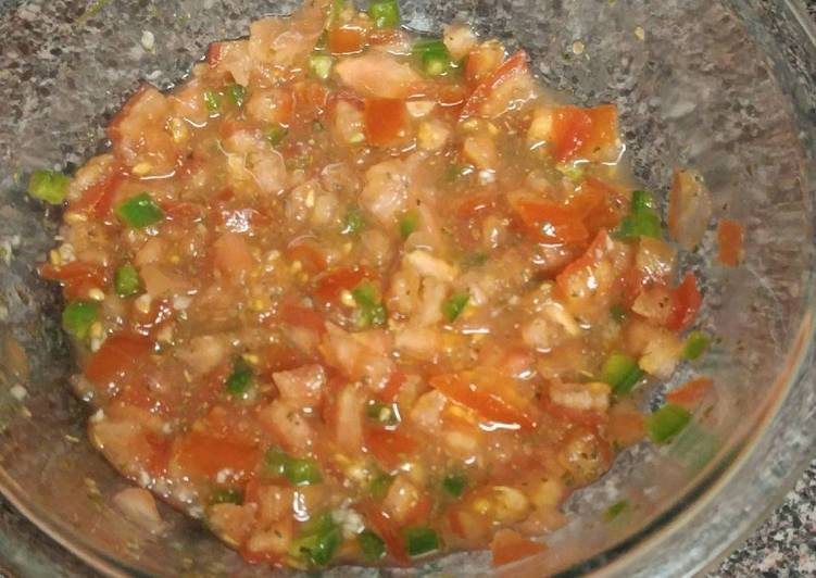 Recipe of Perfect Tomato Jalapeno Topping