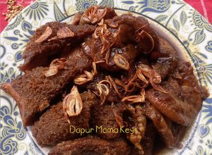 Foto resep Babat dan Usus sapi bumbu kecap irit bumbu