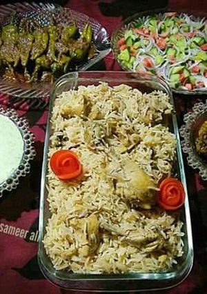 A picture of Chicken pulao #cookpadapp.