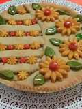 Crostata in fiore