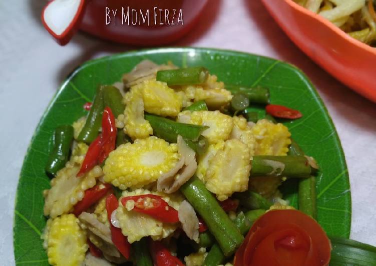 Tumis Buncis dan Putren (134)