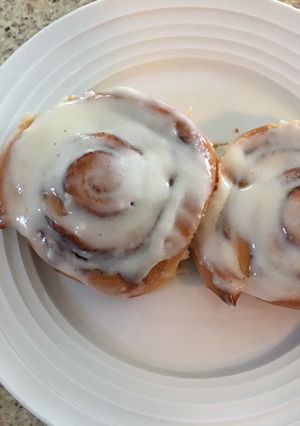 Una foto de Rollos de canela. Cinnamon rolls
