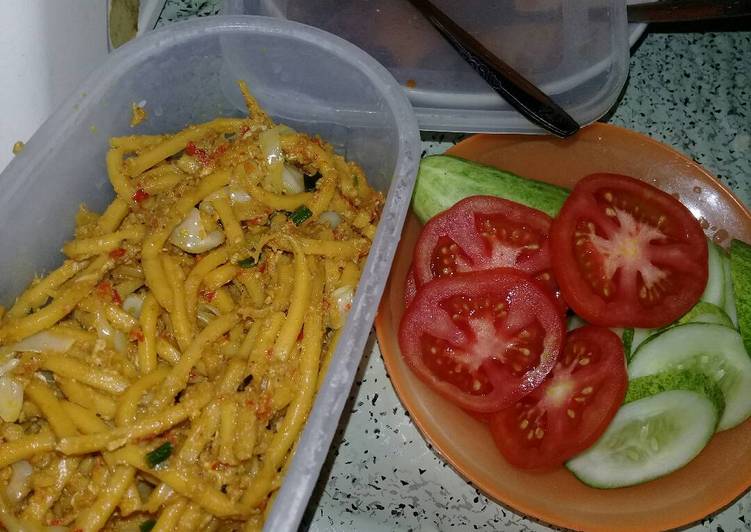 Mie lidi goreng medan