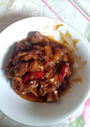 Foto resep Daging sapi saus tiram kecap