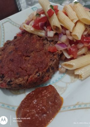 Una foto de Hamburguesas veganas de porotos rojos