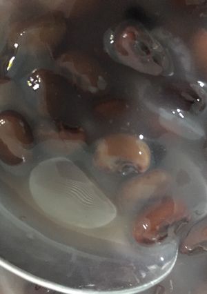 Hình của món Chè đậu đỏ đen hạt đác.